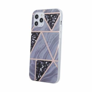 Puzdro Marble TPU iPhone 12 Mini  - Šedé