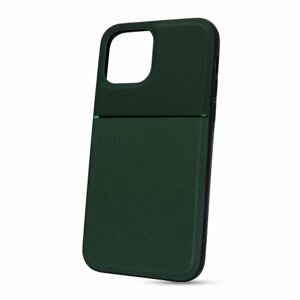 Puzdro Elegance TPU iPhone 12/12 Pro  - Tmavo Zelené