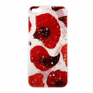 Puzdro Glam TPU for iPhone 7/8/SE 2020/SE 2022 - Vlčí Mak