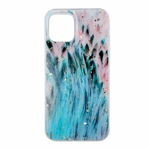 Puzdro Glam TPU for iPhone 13 Mini  - Pávie Perie