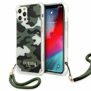 Guess case for iPhone 11 GUHCN61KSARKA khaki hard case Camo Collection