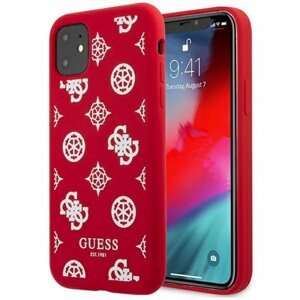 Puzdro Guess iPhone 12 Pro Max 6,7" GUHCP12LLSPEWRE Peony Collection - červené