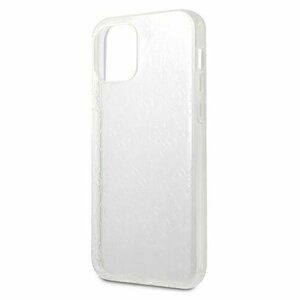 Guess case for iPhone 12 / 12 Pro 6,1" GUHCP12M3D4GTR transparent hard case 4G 3D Pattern Coll