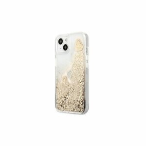 Guess case for iPhone 13 Pro / 13 6,1'' GUHCP13LGLHFLGO gold hard case Glitter Charms