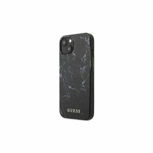Guess case for iPhone 13 Pro Max 6,7'' GUHCP13XPCUMABK black hard case Marble