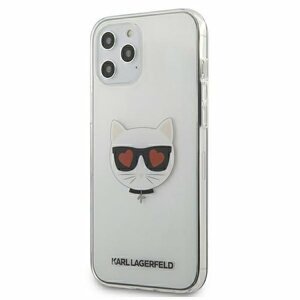 Karl Lagerfeld case for iPhone 12 Pro Max 6,7" KLHCP12LCLTR transparent hard case Choupette