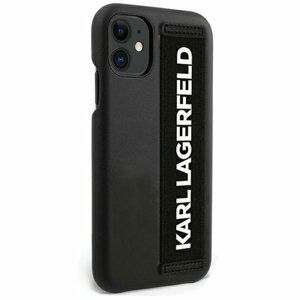 Karl Lagerfeld case for iPhone 12 Mini 5,4" KLHCP12SSTKLBK black hard case