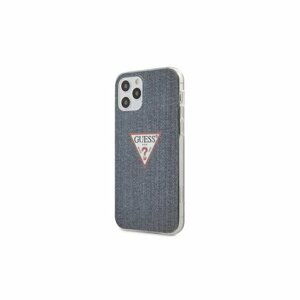 Puzdro Guess iPhone 12/12 Pro GUHCP12MPCUJULDB Triangle Collectio - tmavo modré