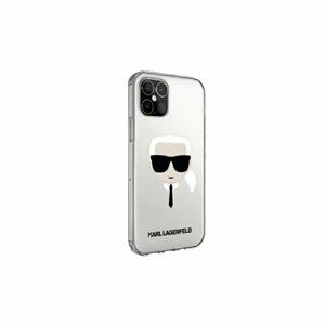 Karl Lagerfeld case for iPhone 12 Mini 5,4" KLHCP12SKTR transparent hard case Karl's Head