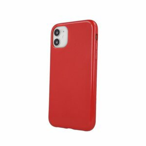 Puzdro Jelly Shiny TPU Samsung Galaxy A02S - Červené