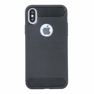 Puzdro Carbon Lux TPU Xiaomi Mi 11 Lite 4G/11 Lite 5G - Čierne