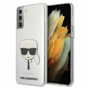 Karl Lagerfeld case for Samsung Galaxy S21 Plus KLHCS21MKTR transparent hard case Karl's Head