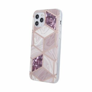 Puzdro Marble TPU Motorola Moto G9 Play/G9/E7 Plus - Červené