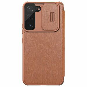 Nillkin Qin Book PRO Pouzdro pro Samsung Galaxy S22+ Brown