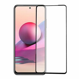 Ochranné sklo 6D Glass Xiaomi Redmi Note 10/10s celotvárové - čierne