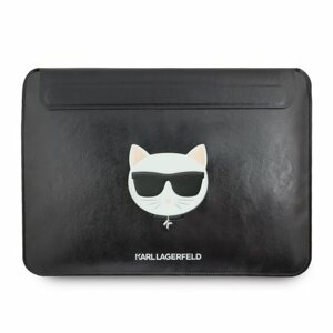 Karl Lagerfeld Choupette Head Embossed Computer Sleeve 13/14" Black