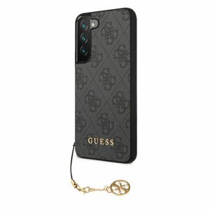 Guess 4G Charms Zadní Kryt pro Samsung Galaxy S22+ Grey