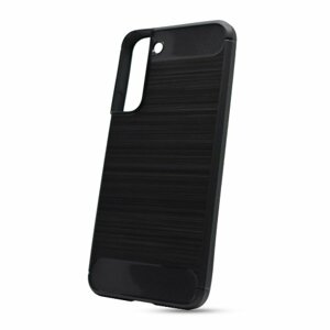 Puzdro Carbon Lux TPU Samsung Galaxy S22 - čierne