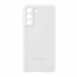 Samsung silikónový zadný kryt pre S21 FE, biely