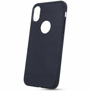 Puzdro Carbon Elite TPU iPhone X/Xs - čierne