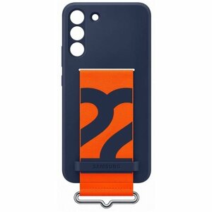 EF-GS906TNE Samsung Silikonový Kryt vč Popruhu pro Galaxy S22+ Navy