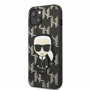 Karl Lagerfeld Monogram Ikonik Kryt pro iPhone 13 Black