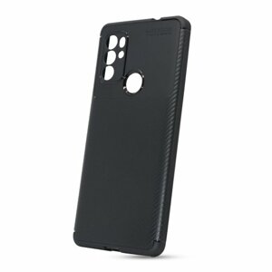 Puzdro Carbon Elite TPU Motorola Moto G60s - čierne