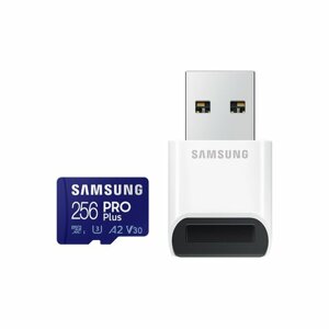 Samsung micro SDXC 256GB PRO Plus + USB adaptér