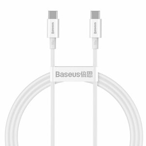 Baseus CATYS-B02 Superior Fast Charging Datový Kabel USB-C - USB-C 100W 1m White