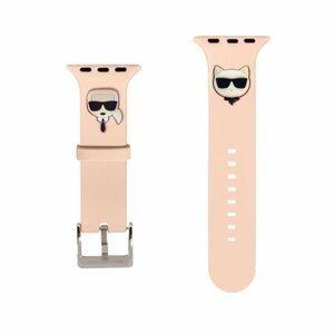 Karl Lagerfeld Karl and Choupette remienok Apple Watch 38/40mm - ružové