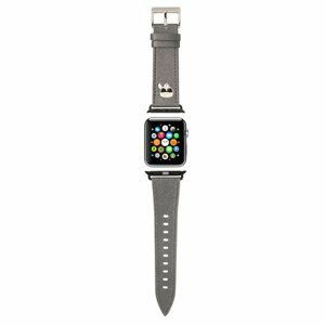 Karl Lagerfeld Karl Head PU Řemínek pro Apple Watch 38/40mm Silver