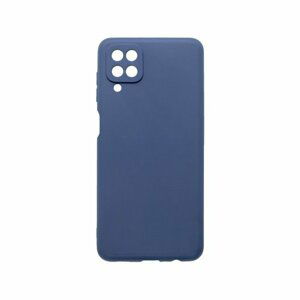 mobilNET silikónové puzdro Samsung Galaxy A12, tmavo modré