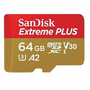 SanDisk Extreme PLUS/micro SDXC/64GB/200MBps/UHS-I U3 / Class 10/+ Adaptér