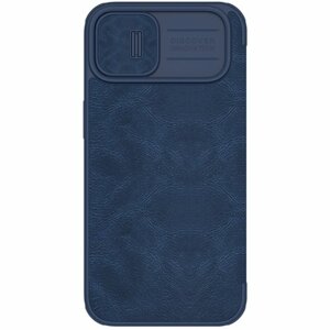 Nillkin Qin Book PRO Pouzdro pro Apple iPhone 14 Blue