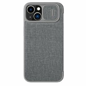 Nillkin Qin Book PRO Cloth Pouzdro pro Apple iPhone 14 Classical Grey