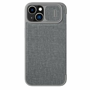 Nillkin Qin Book PRO Cloth Pouzdro pro Apple iPhone 14 Plus Classical Grey