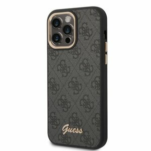 Puzdro Guess PC/TPU 4G Metal Camera Outline iPhone 14 Pro - čierne