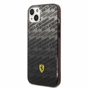 Ferrari Gradient Allover Zadní Kryt pro iPhone 14 Plus Black