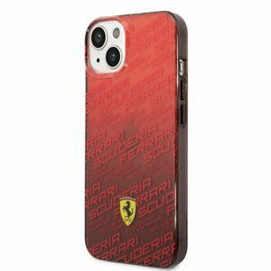 Ferrari Gradient Allover Zadní Kryt pro iPhone 14 Red