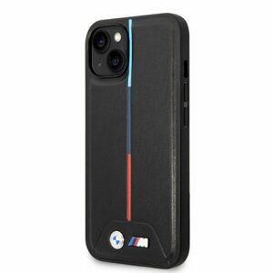 BMW M Tricolor Stripe Zadní Kryt pro iPhone 14 Black