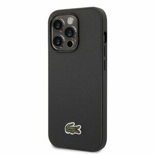 Lacoste Iconic Petit Pique Logo Zadní Kryt pro iPhone 14 Pro Black