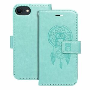 Puzdro Mezzo Book iPhone 7/8/SE 2020/SE 2022 vzor dreamcatcher - zelené