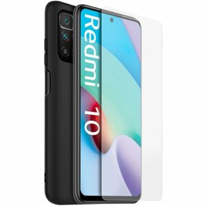 Made for Xiaomi TPU Kryt + Tvrzené Sklo pro Redmi 10/Redmi 10 2022 Black