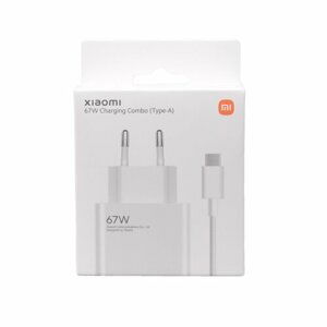 Xiaomi MDY-12-EH USB-A 67W Cestovní Nabíječka + USB-C kabel White