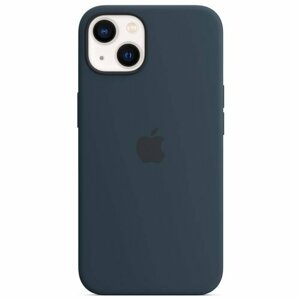 MM213ZM/A Apple Silikonový Kryt vč. Magsafe pro iPhone 13 Mini Abyss Blue