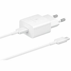 EP-T1510EWE + EP-DA705BWE Samsung Type C/Type-C Datový Kabel White (OOB Bulk)