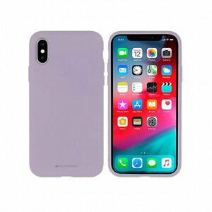 Puzdro Mercury Liquid TPU iPhone 14 Pro - levanduľové