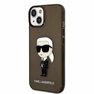 Karl Lagerfeld IML Ikonik NFT Zadní Kryt pro iPhone 14 Plus Black