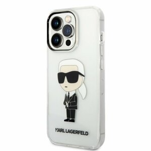 Karl Lagerfeld IML Ikonik NFT Zadní Kryt pro iPhone 14 Pro Max Transparent