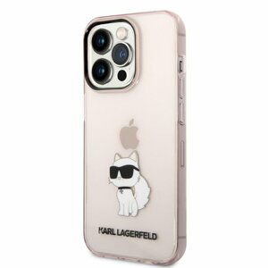 Karl Lagerfeld IML Choupette NFT Zadní Kryt pro iPhone 14 Pro Pink